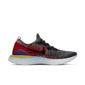 Nike Epic React Flyknit 2 Black University Red Jade (BQ8928-007)
