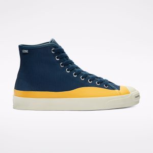 Converse Pop Trading Company x Jack Purcell Pro High Navy Yellow (169006C)