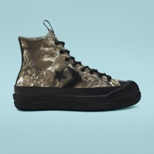 Converse BOSEY MC HI DARK MOSS/ZWART/GUM HONEY Black/multi/black (168860C)