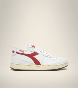 Diadora Mi Basket Row Cut White / Garnet (201.176282-C7114)