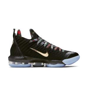 Nike LeBron 16 KC ‘Watch The Throne’ Black/Metallic Gold-Rose Frost (CI1518-001)
