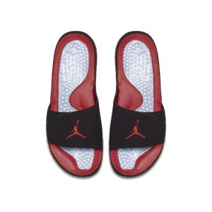 Jordan Hydro 5 Retro Black Particle Grey University Red