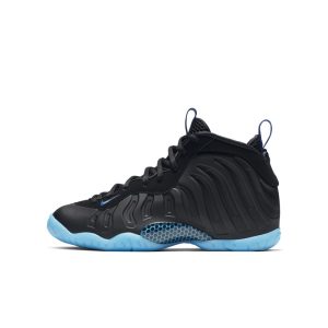 Nike Little Posite One GS ‘Hornets’ Black/Blue Lagoon-Concord-Blue Chill (CJ0839-001)