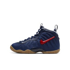 Nike Little Posite Pro GS ‘USA’ Blue Void/White/Gum Light Brown/University Red (644792-405)