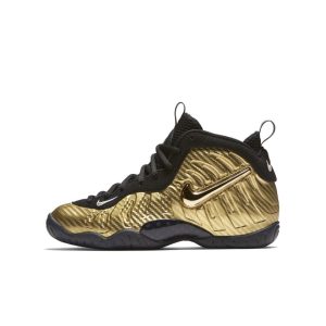 Nike LITTLE POSITE Pro (GS) METALLIC GOLD/Black-Black-White (644792-701)