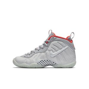 Nike Little Posite Pro’Pure Platinum’ GS Pure Platinum/Wolf Grey/Bright Crimson/Pure Platinum (644792-005)