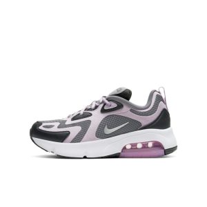 Nike Air Max 200’Iced Lilac’ GS Off Noir/Iced Lilac/Smoke Grey (AT5627-008)