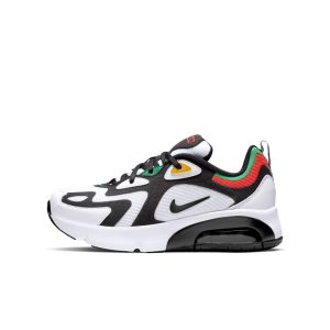 Nike Air Max 200’Bright Crimson’ GS White/Black/Bright Crimson (AT5627-100)