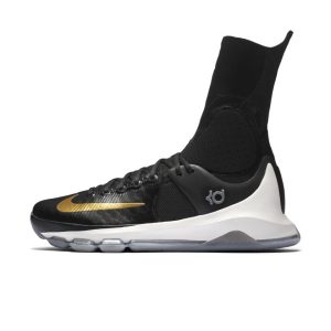 Nike KD 8 Elite ‘Away’ Black/Metallic Gold-Sail (834185-071)
