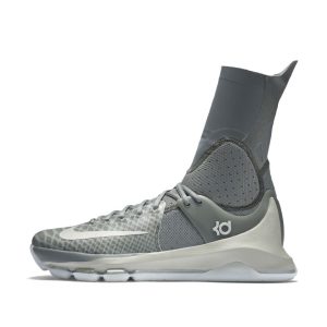 Nike KD 8 Elite ‘Tumbled Grey’ Tumbled Gray/Vivid Orange-Lunar Gray (834185-001)