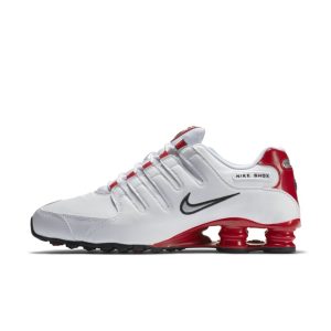 Nike Shox NZ White/University Red/Black/Metallic Silver (378341-110)