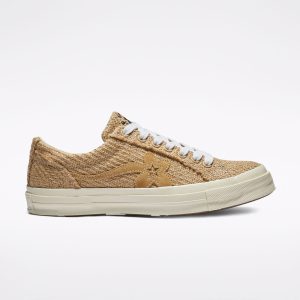 Converse Golf Le Fleur x One Star Ox ‘Burlap’ Curry/Egret/Black (163169C)