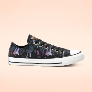 Converse Frozen 2 x Chuck Taylor All Star Low ‘Enchanted Forest’ Black/Multi-Color/Black (167359C)