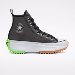 Converse Run Star Hike High ‘Concrete Heat – Black’ Black/White/Ghost Green (167852C)