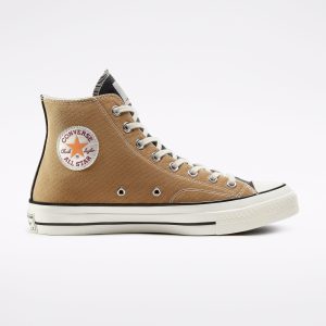 Converse Carhartt WIP x Renew Chuck 70 High ‘Navy Brown’ Brown/Black/Navy (168156C)