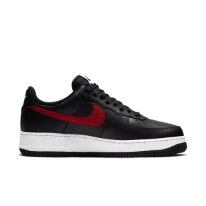 Nike Air Force 1 ’07 ‘Mismatch Swooshes’ Black/University Red/White/Photo Blue (CT2816-001)