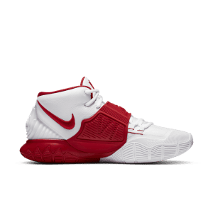 Nike Kyrie 6 ‘White University Red’ White/White/University Red (CZ4938-100)