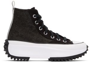 Converse Run Star Hike High ‘Black Ice – Black Silver’ Black/Silver/White (169437C)