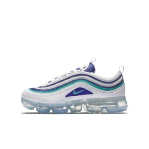 Nike Air VaporMax 97 White Indigo Burst Hyper Jade (GS)