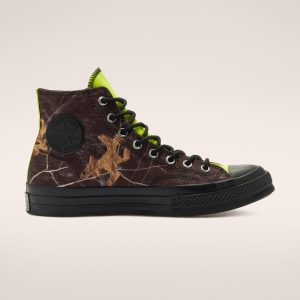 Converse Realtree x Chuck 70 GTX High ‘Black’ Black/Lemon Venom/Egret (169364C)
