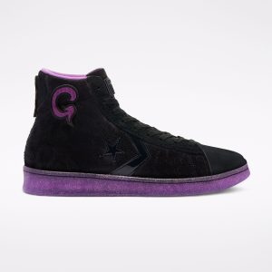 Converse Joe Freshgoods x Pro Leather High ‘Black Purple’ Black/Black/Amaranth Purple (170645C)