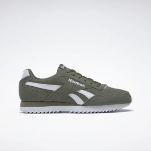 Reebok Royal Glide Ripple Hunter Green / White