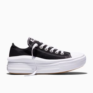 Converse Canvas Color Chuck Taylor All Star Move Zwart/wit/wit