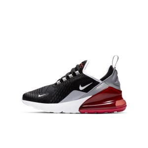 Nike Air Max 270 Black Ember Glow Wolf Grey (GS) (943345-013)