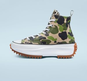 Converse Archive Print Run Star Hike High Top Candied Ginger/piquant Green (170913C)