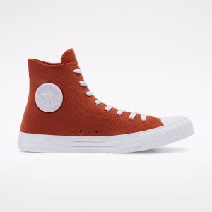 Converse Renew Chuck Taylor All Star Knit High Top Red Bark/string/white (170871C)