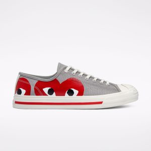 Converse Converse x Comme des Garçons PLAY Jack Purcell Low Top Drizzle/egret/red (171260C)