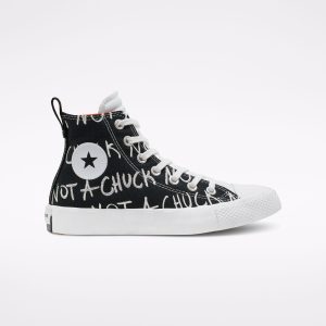 Converse UNT1TL3D High Top Black/white/bold Mandarin (266514C)