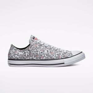 Converse Converse x Keith Haring Chuck Taylor All Star Low Top Wit/zwart/rood (171860C)