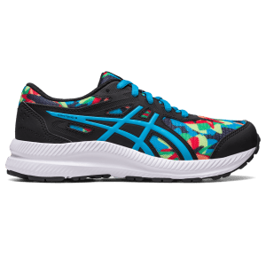 Asics Contend 8 Print Gs Black/Island Blue (1014A294.003)
