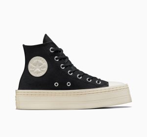 Converse Chuck Taylor All Star Modern Lift Platform Canvas Black/black/egret
