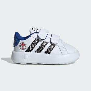 adidas Marvel’s Spider-Man Grand Court Kinderschoenen Cloud White / Core Black / Royal Blue (ID8017)