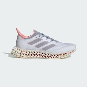 Adidas 4DFWD 4 Hardloopschoenen Cloud White / Halo Silver / Spark (ID8311)