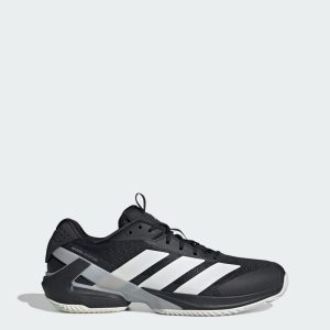Adidas Adizero Ubersonic 5 Clay Tennisschoenen Core Black / Zero Metalic / Grey Two (IH2525)