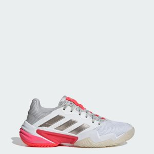 Adidas Barricade 13 Tennis Cloud White / Champagne Met. / Lucid Red (IH2967)