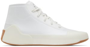 adidas by Stella McCartney White Treino Mid Sneakers (FY1176)