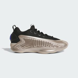 Adidas Anthony Edwards 1 Low Sportschoenen Kids Champagne Met. / Core Black / Lucid Blue (JQ6132)