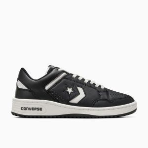 Converse Weapon Leather Black/Black/White (A12336C)