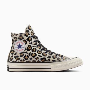 Converse Chuck 70 Glow-In-The-Dark Leopard Print Egret/Light Fawn/Black (A13436C)