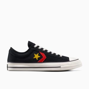 Converse x Daily Paper Star Player 76 Black/Fern Green/Cyber Yellow (A13860C)