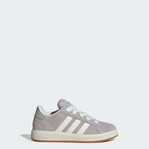 Adidas Grand Court 00s Kids Grey Two / Off White / Gum (JH6179)