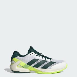 Adidas Adizero Ubersonic 5 Tennisschoenen Cloud White / Aurora Ivy / Lucid Lemon (JR2714)