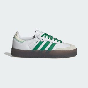 Adidas Sambae Cloud White / Green / Off White (IE9105)