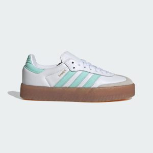Adidas Sambae Sneakers Kids Cloud White / Clear Mint / Gold Metallic (JQ1314)