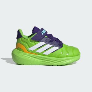 Adidas adidas Marvel Iron Hulk Runfalcon 5 Sneakers Kids Semi Solar Green / Cloud White / Collegiate Purple (JR4932)