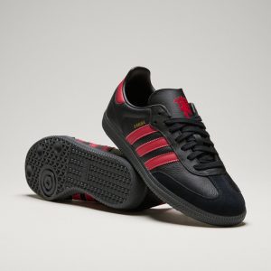 Adidas Samba Manchester United Core Black / Mufc Red / Core Black (JQ4036)